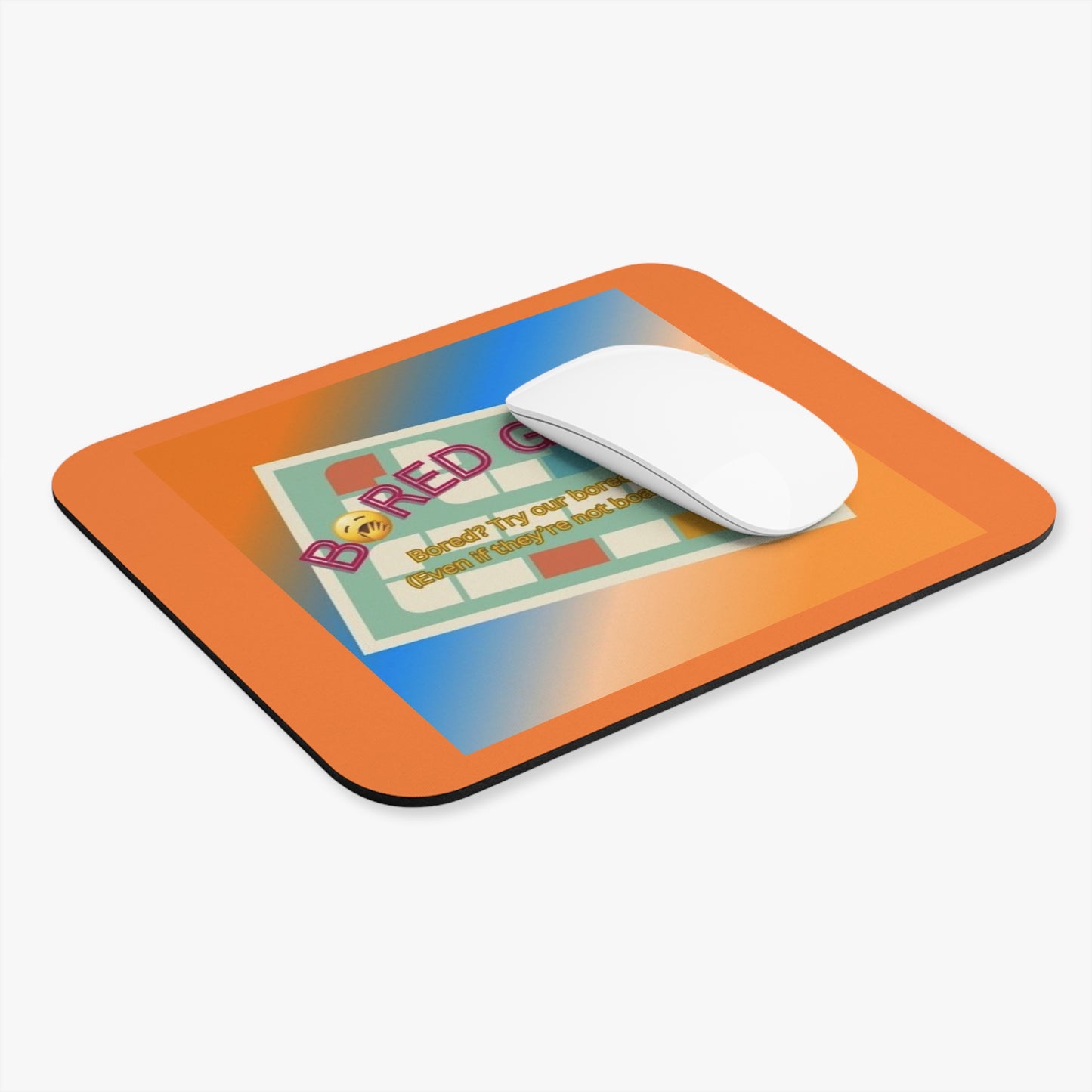 Fun Bored Games Mouse Pad - Perfect for Gamers and Home Offices