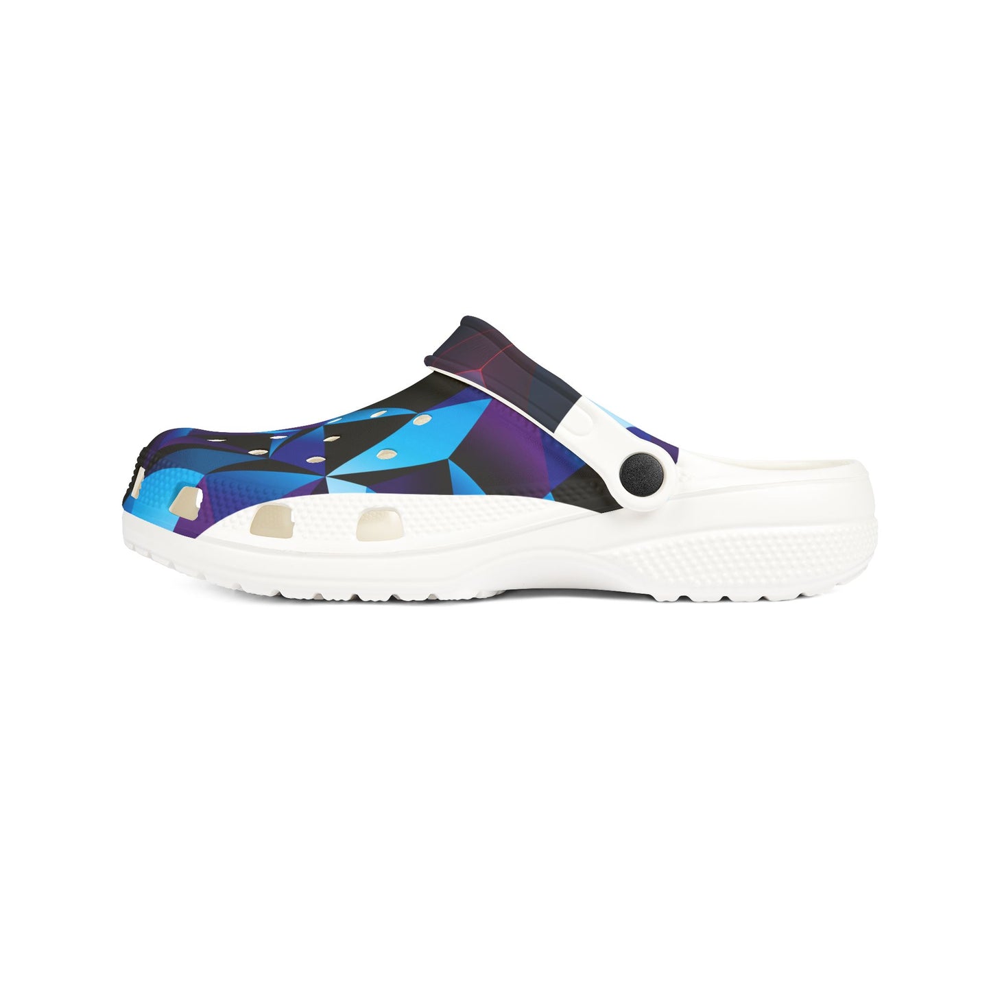 Trendy EVA Foam Clogs - Colorful Geometric Design for Everyday Comfort