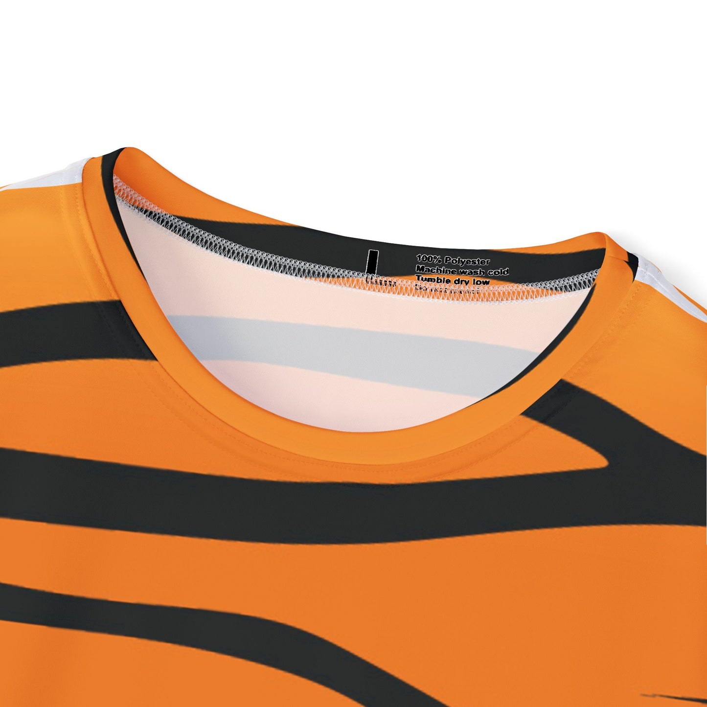 Men's Tiger Stripe Sports Jersey - Bold Athletic Tee for Game Day and Casual Wear