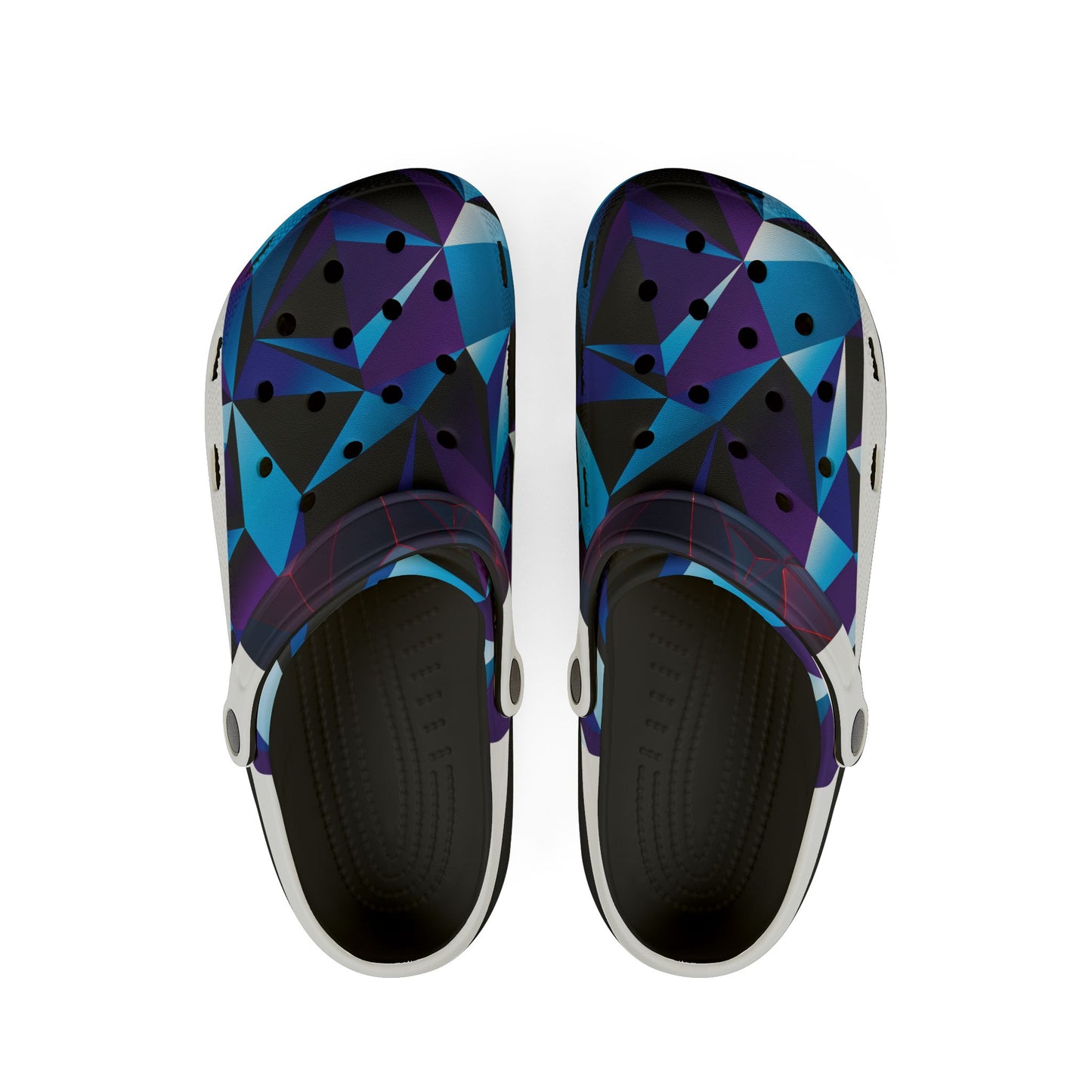 Trendy EVA Foam Clogs - Colorful Geometric Design for Everyday Comfort