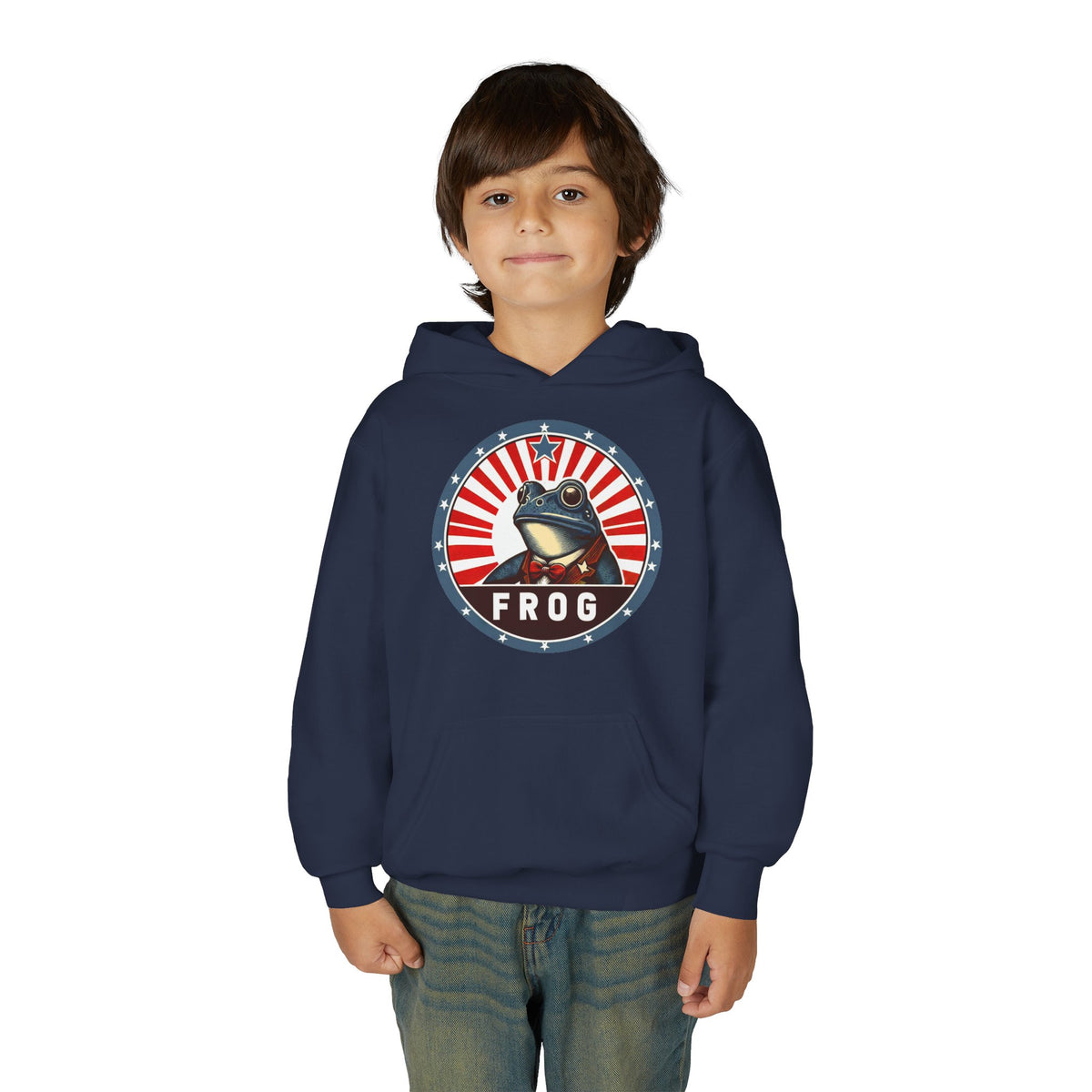Coop Blue Frog Kids Hoodie