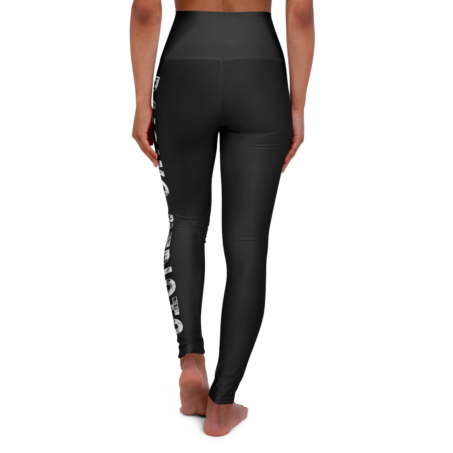 Raising Patriots High Waisted Yoga Leggings - Black