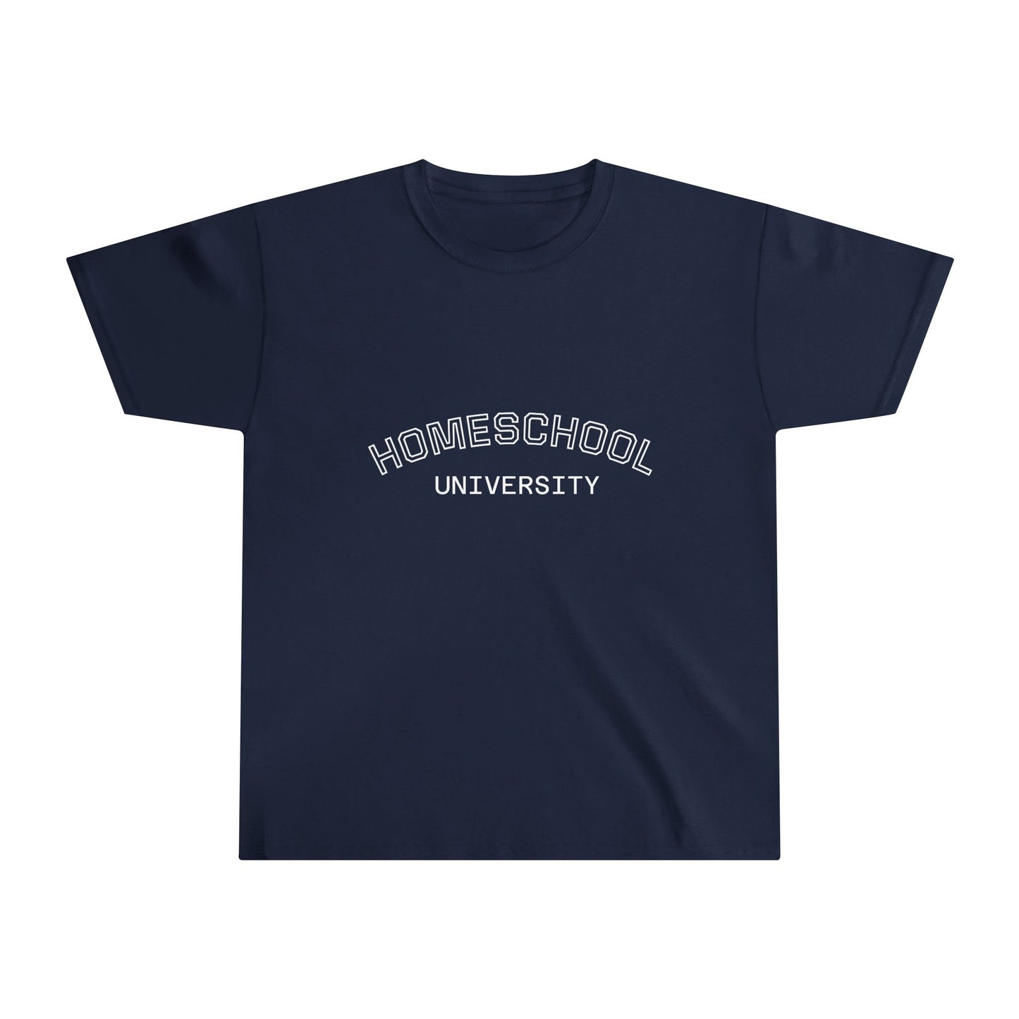 Homeschool University Youth Tee, Cute Kids T-Shirt, Back to School Apparel, Gift for Young Learners, Fun Educational Shirt