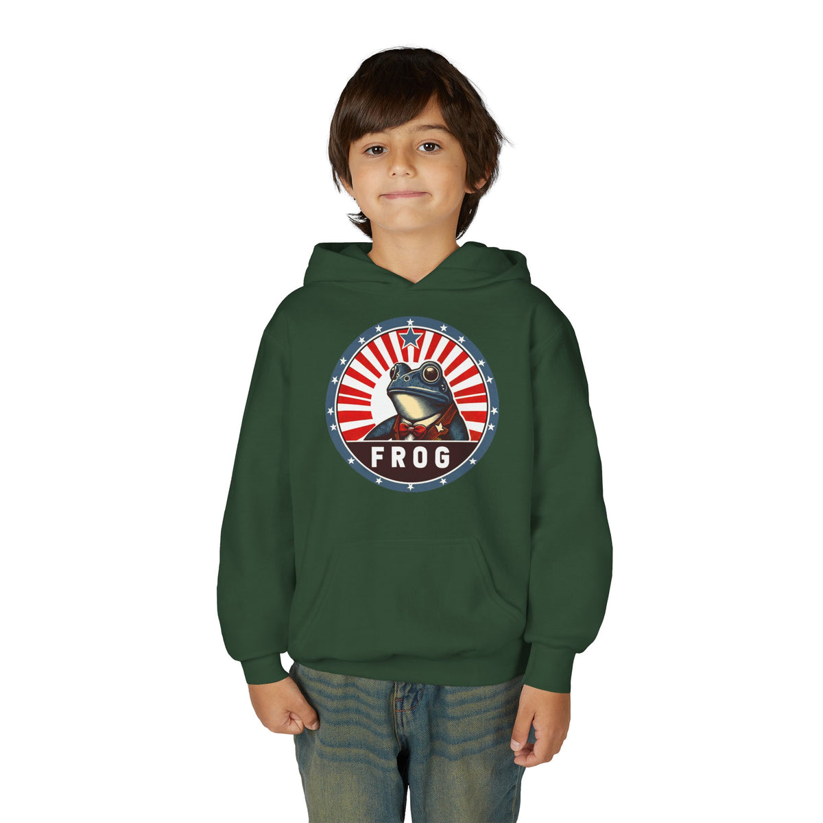 Coop Blue Frog Kids Hoodie