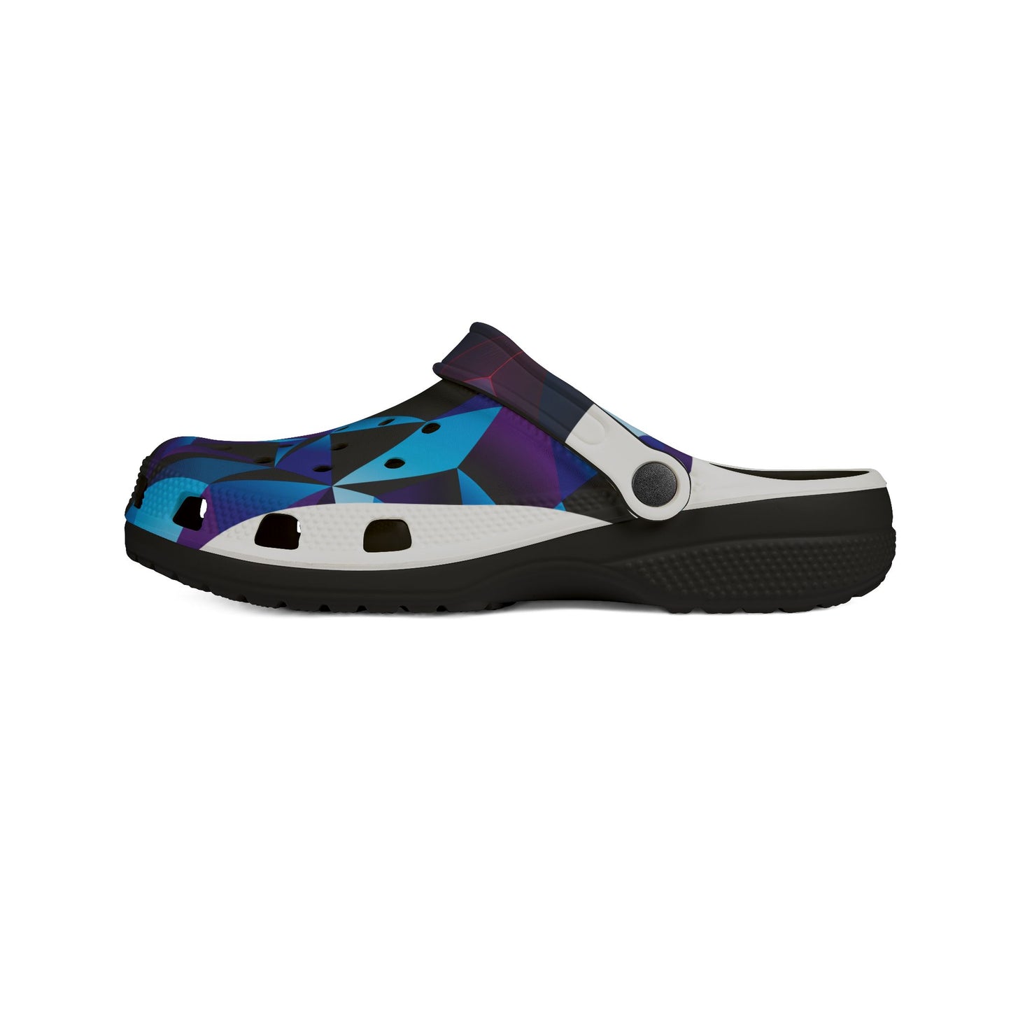 Trendy EVA Foam Clogs - Colorful Geometric Design for Everyday Comfort
