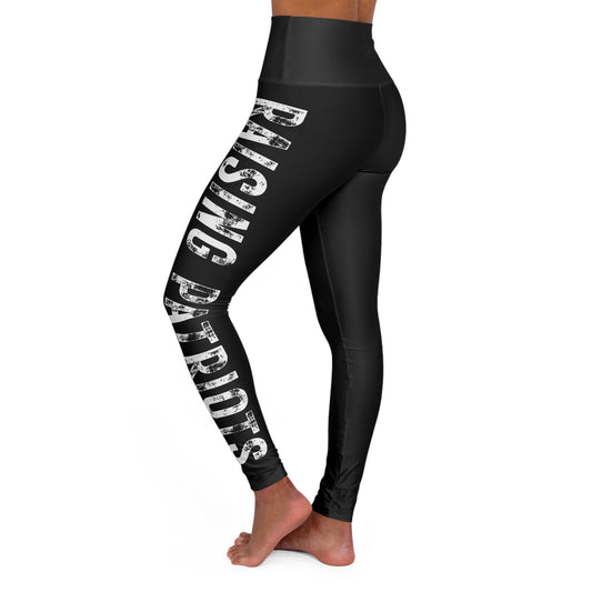 Raising Patriots High Waisted Yoga Leggings - Black