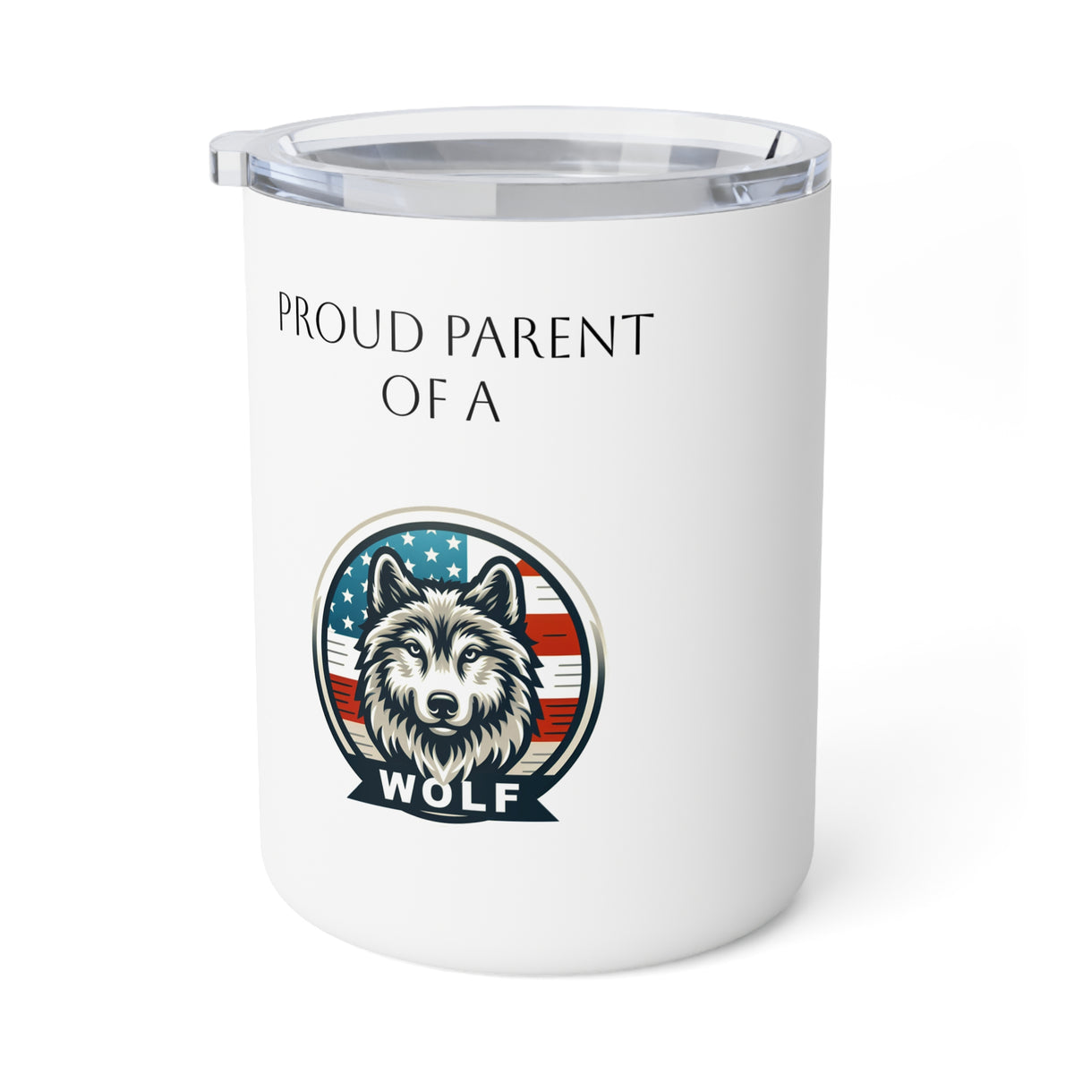Wolf Parent Insulated Coffee Mug, 10oz