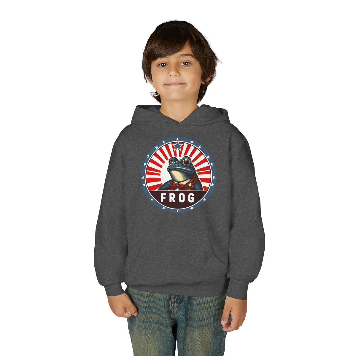 Coop Blue Frog Kids Hoodie