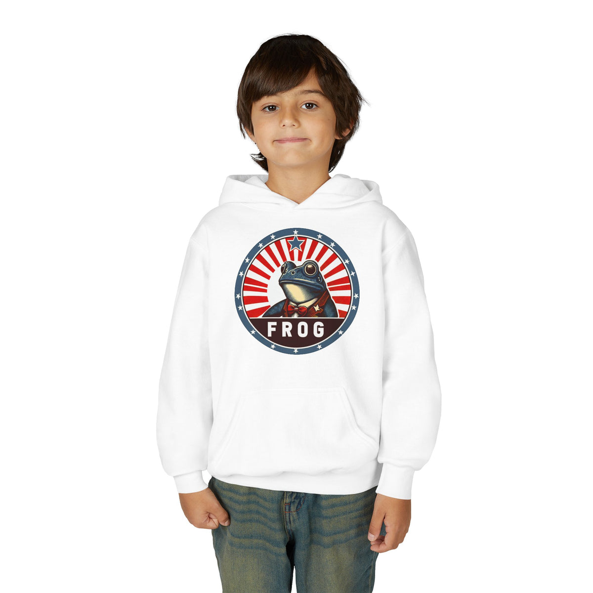 Coop Blue Frog Kids Hoodie