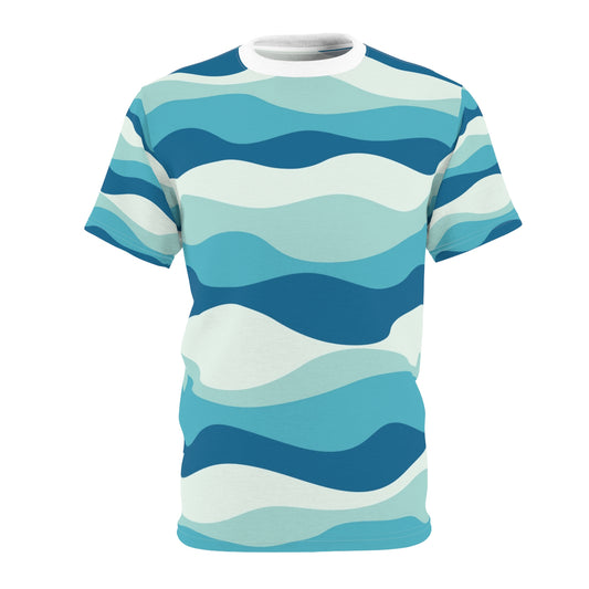 Ocean Wave Unisex T-Shirt - Relaxing & Trendy Design for Beach Lovers