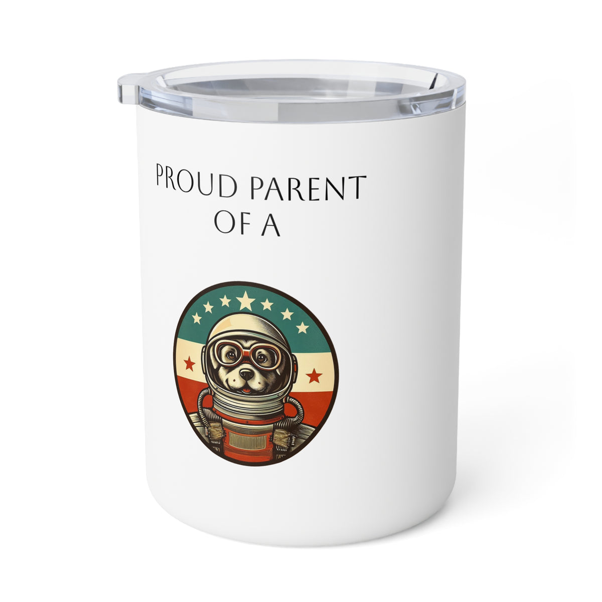 Space Dog Parent Insulated Coffee Mug, 10oz